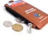 Customized PU Card Holder with Coin Compartment